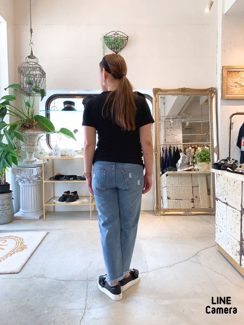 FlowerフリルTシャツ