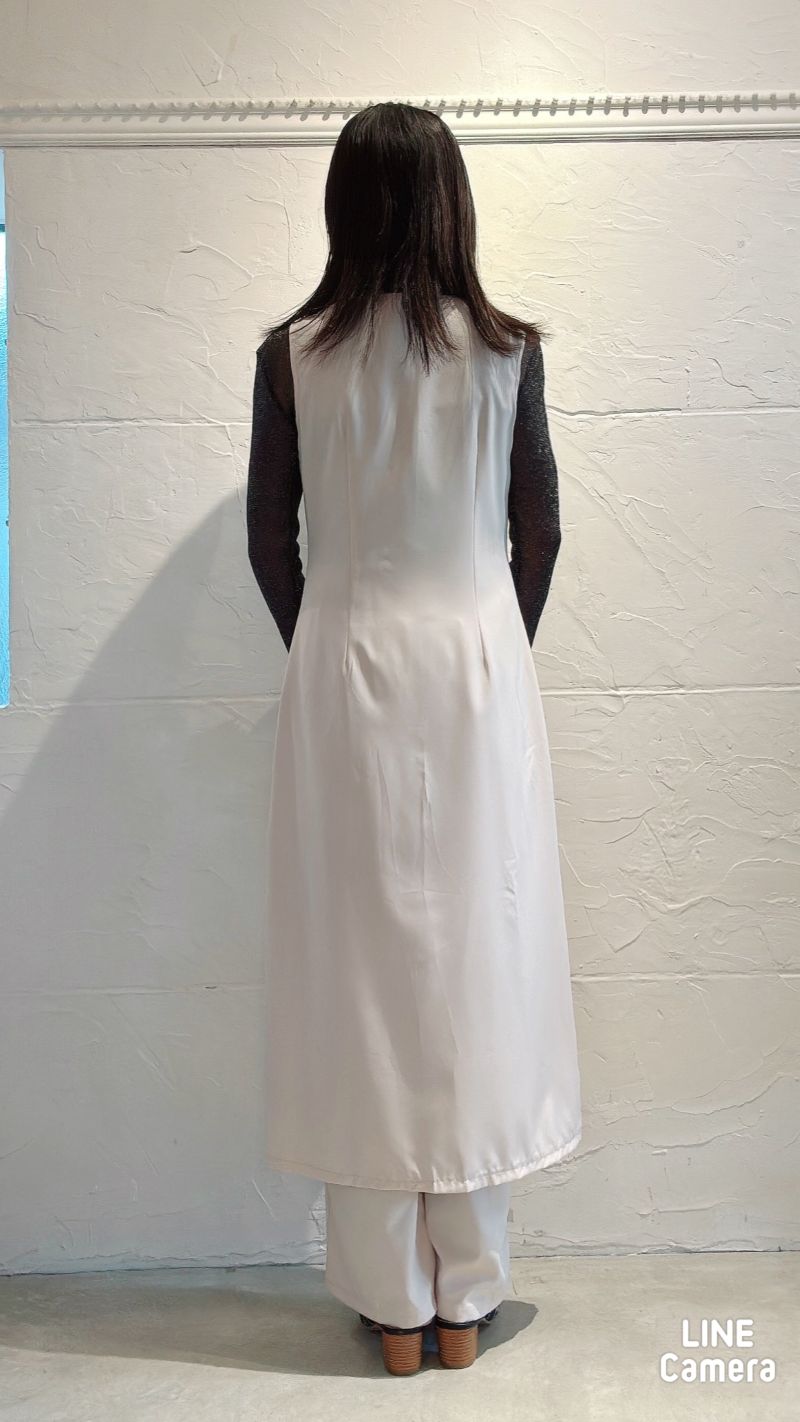 Lameシアーカットソー＋BlackLineリボンジレ＋パンツ３点Set