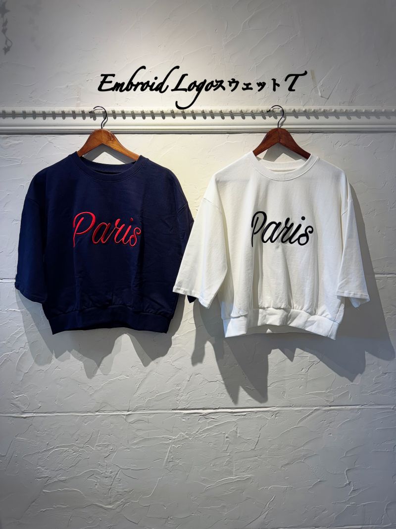 EmbroidLogoスウェットTシャツ