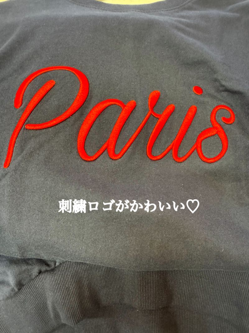 EmbroidLogoスウェットTシャツ