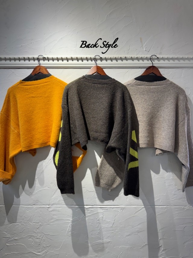 LetterDezignショートニット