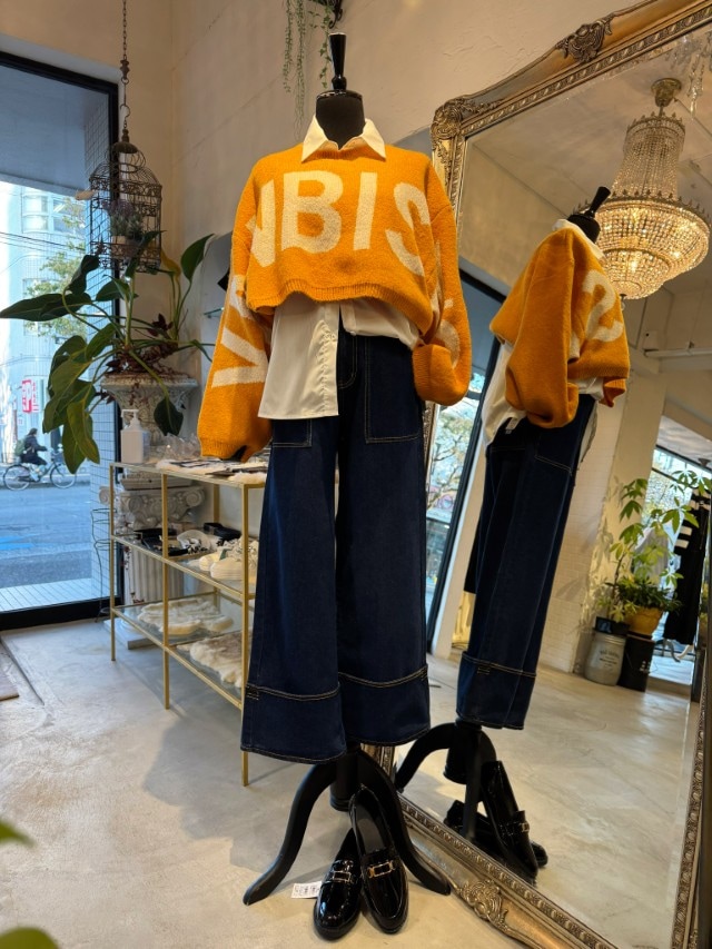 LetterDezignショートニット