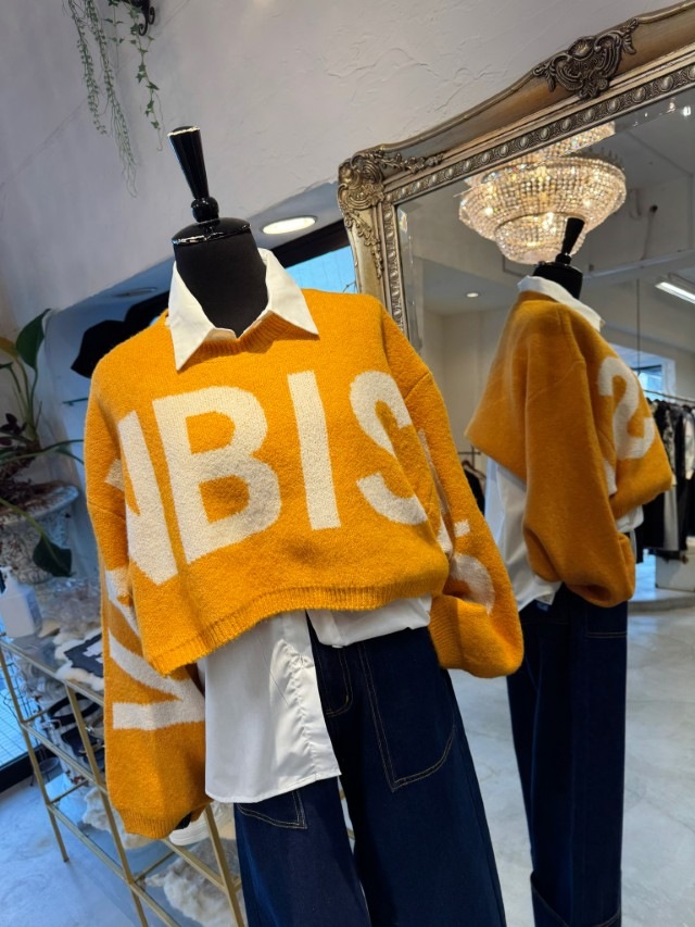 LetterDezignショートニット