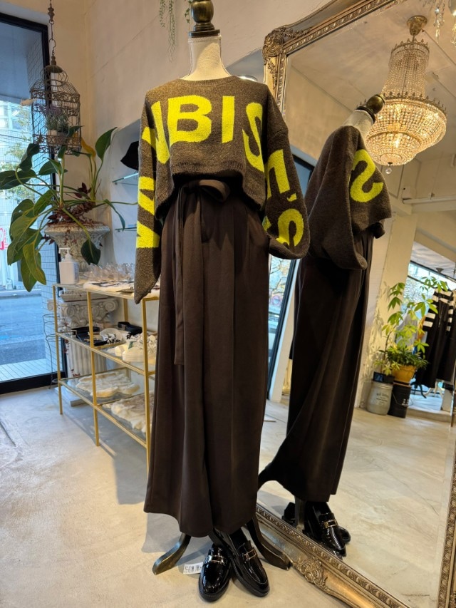 LetterDezignショートニット