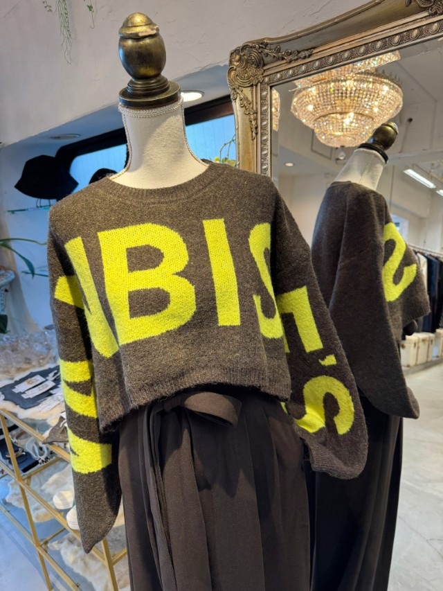 LetterDezignショートニット