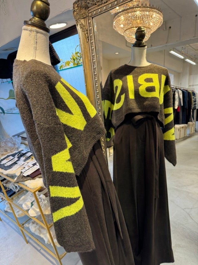 LetterDezignショートニット