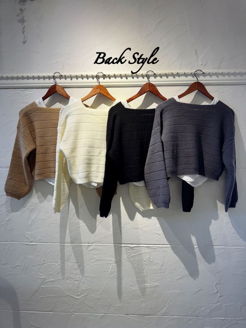 タンクSetLetterショートニット