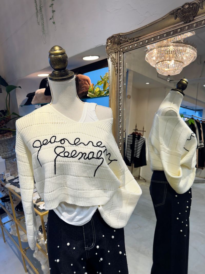 タンクSetLetterショートニット