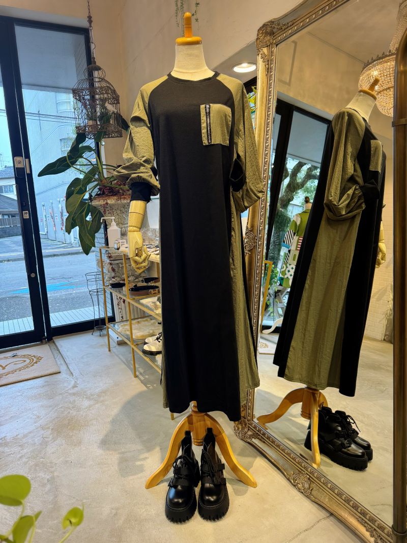 SchemeColorZipperPocketワンピース