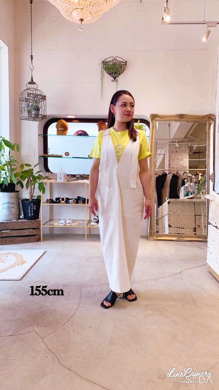 Thickストラップサロペットタイトスカート