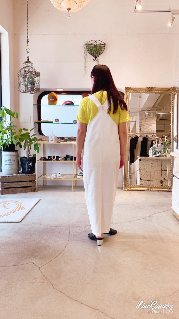 Thickストラップサロペットタイトスカート