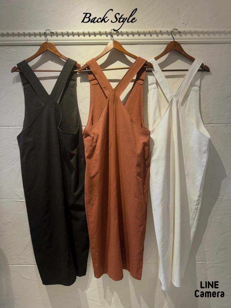 Thickストラップサロペットタイトスカート