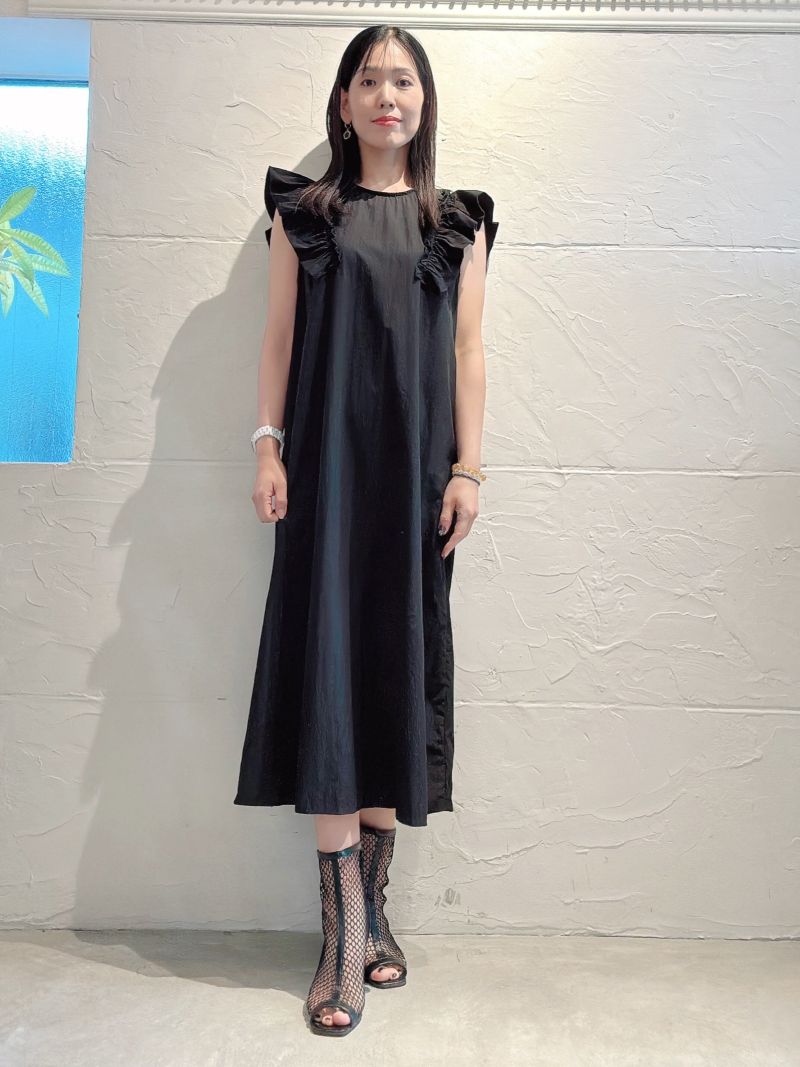 Shoulderフリルワンピース