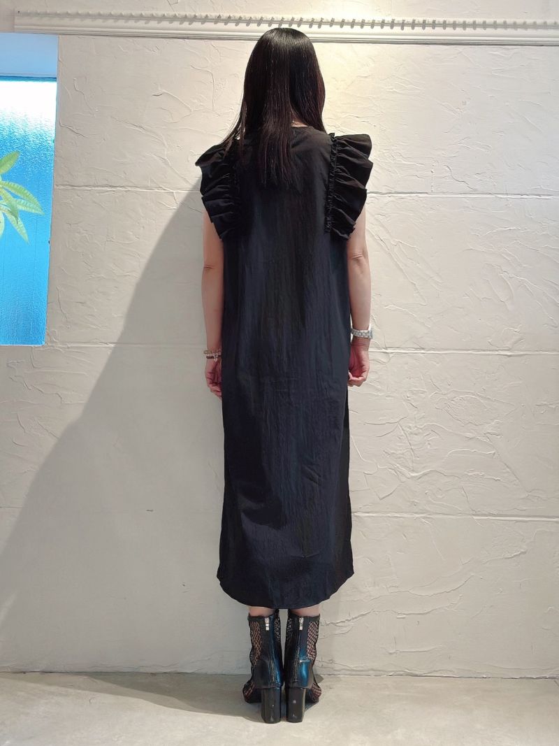Shoulderフリルワンピース
