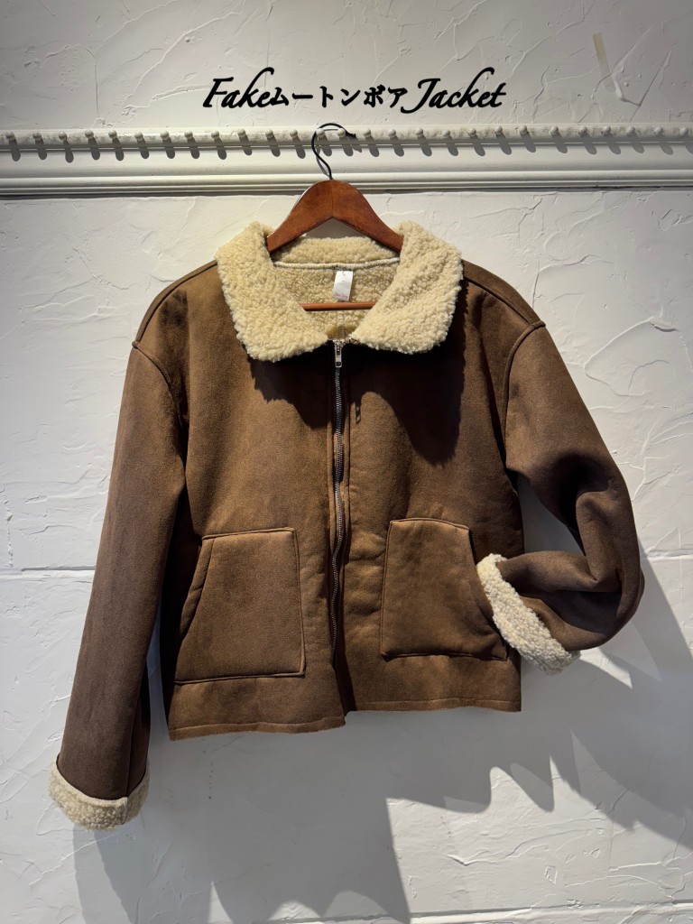 FakeムートンボアJacket
