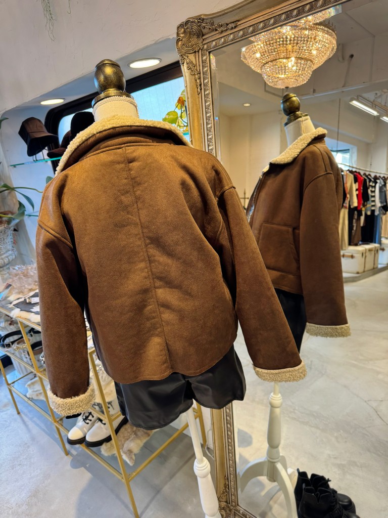 FakeムートンボアJacket