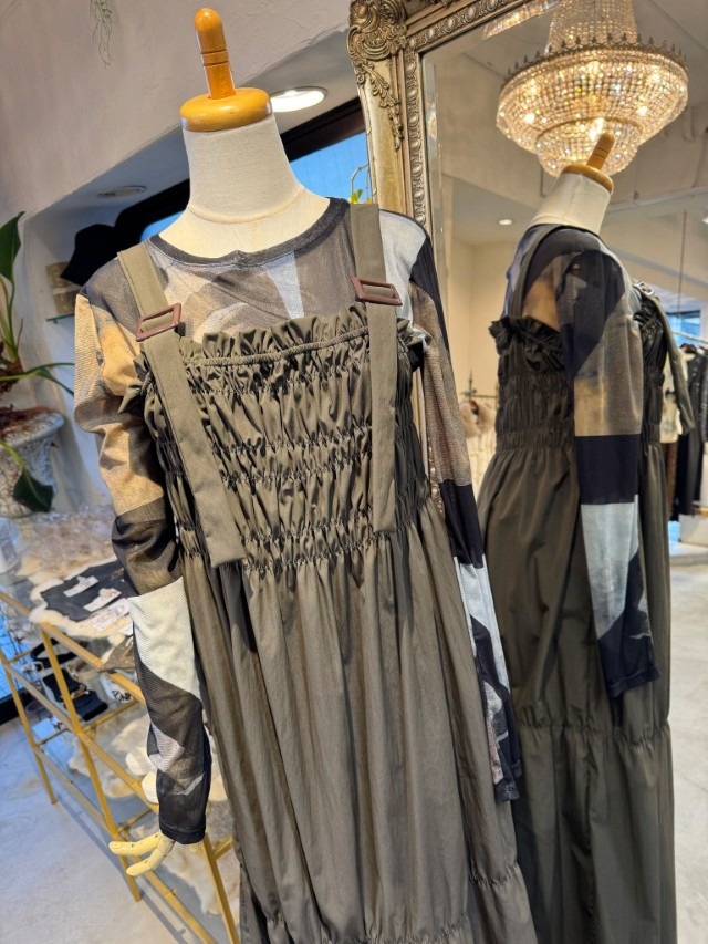 Sirringデザインサロペットスカート