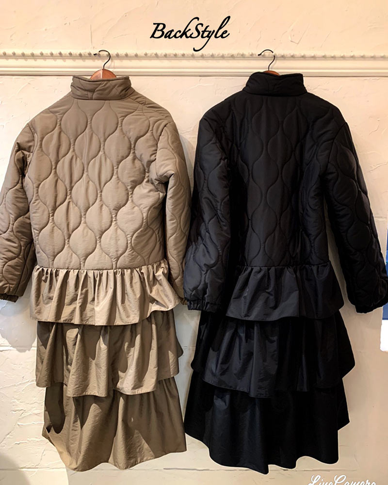 Stageフリル中綿ダウンコート | JACKET/OUTER | Merci 直営通販