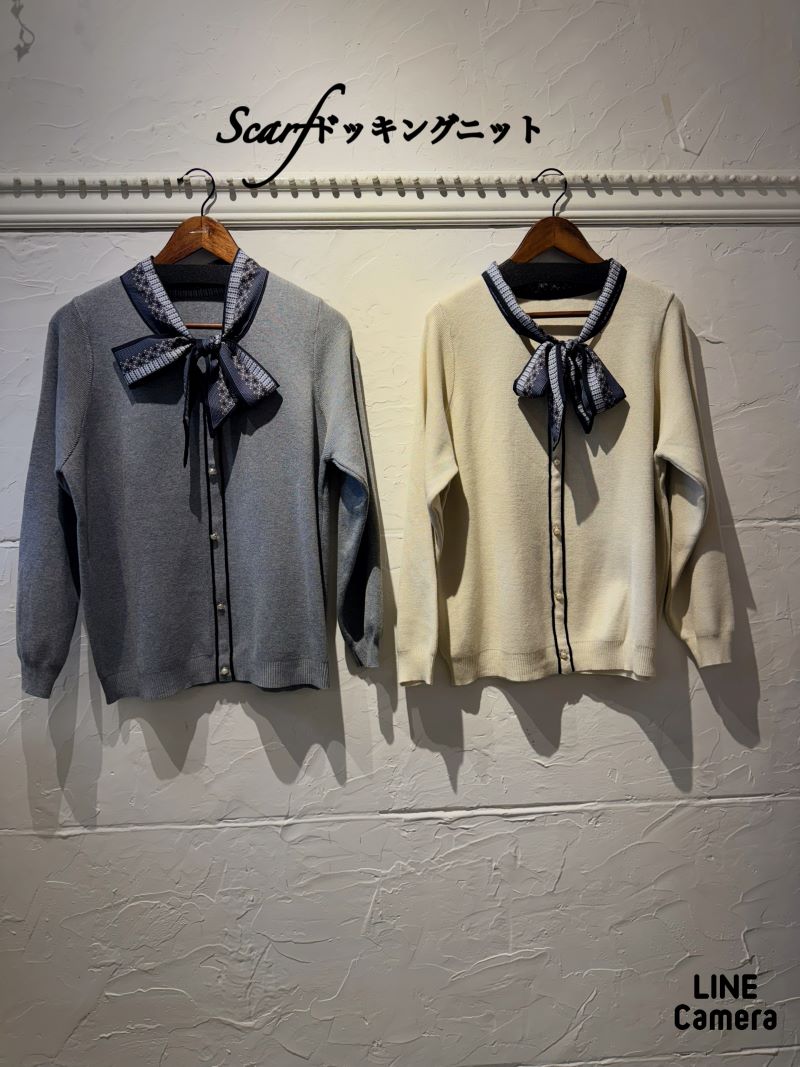 Scarfドッキングニット