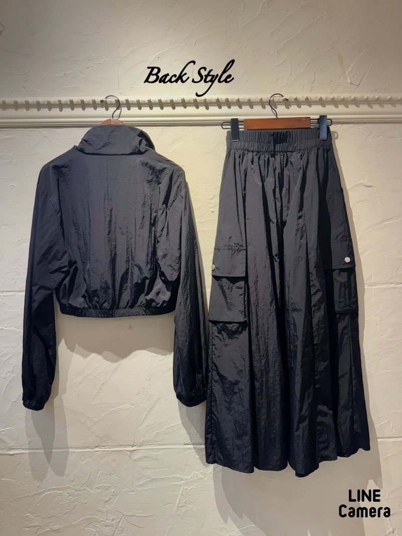 ShortJacket＋CargoマキシスカートSet