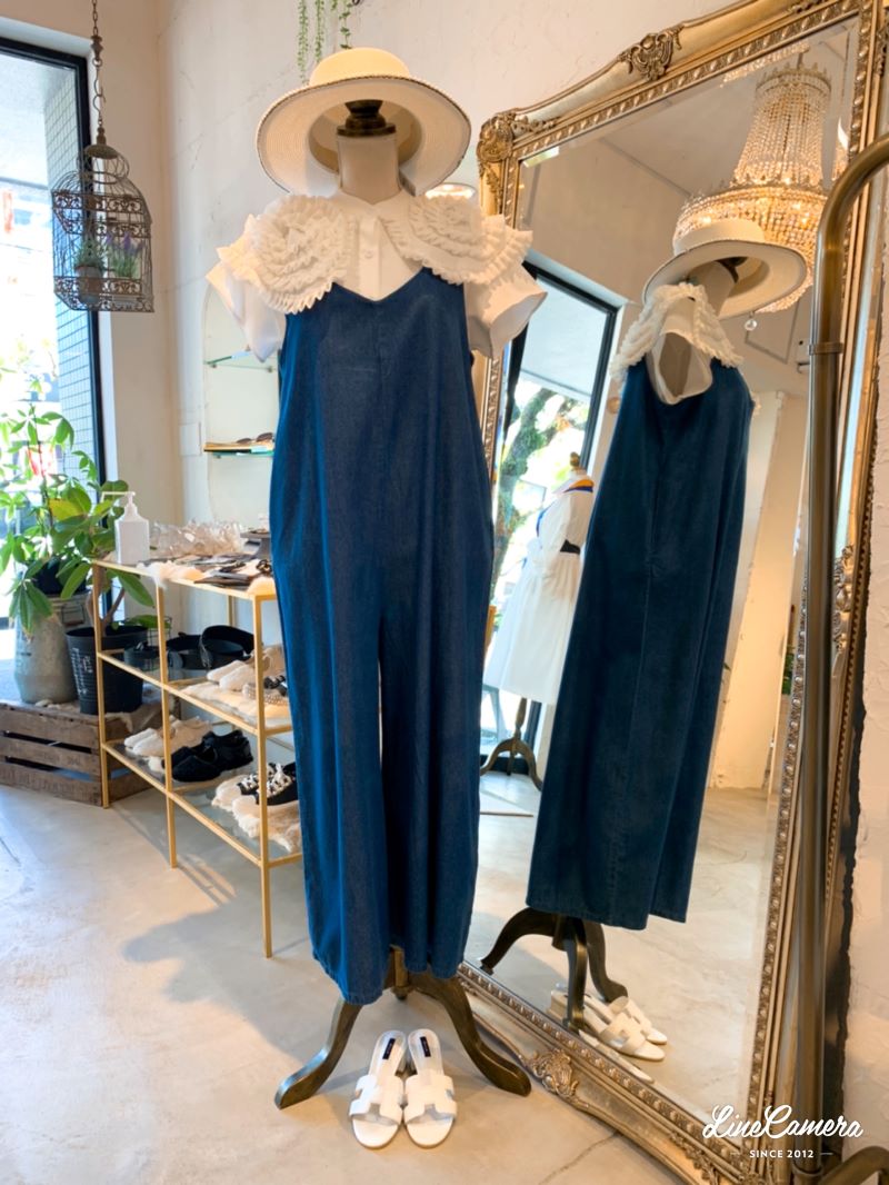 PlentyフリルCallarシャツ