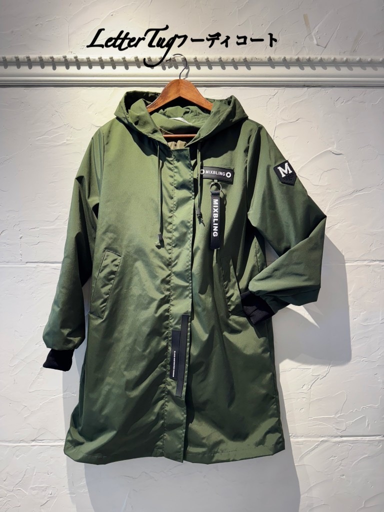 LetterTugフーディコート