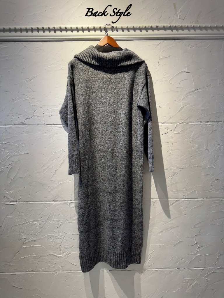 ZipperCallorニットワンピース