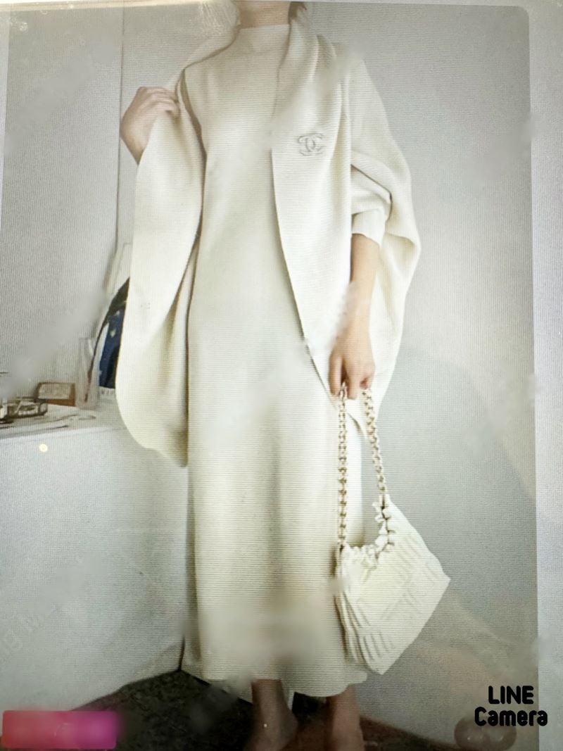 ドルマンSleeveカーディガン＋ニットワンピースSet