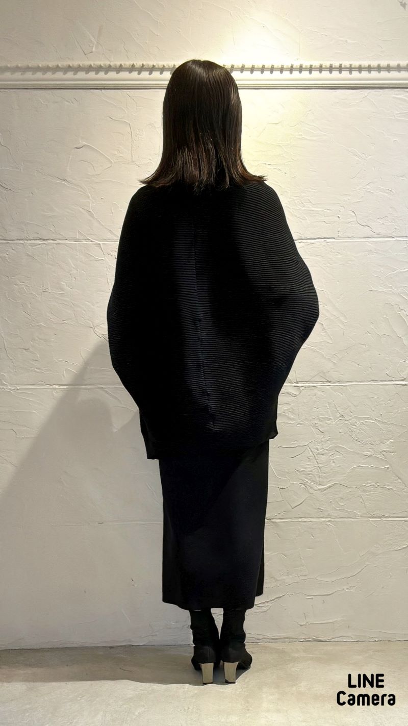 ドルマンSleeveカーディガン＋ニットワンピースSet