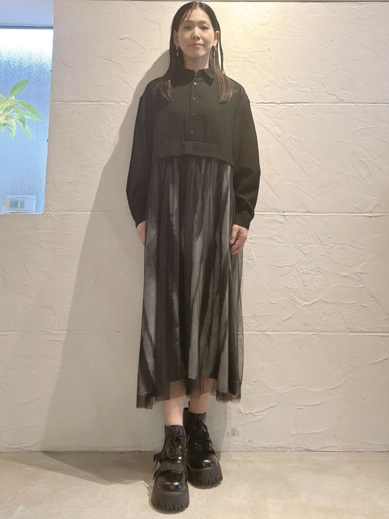 TulleCoverNuanceスカートワンピース