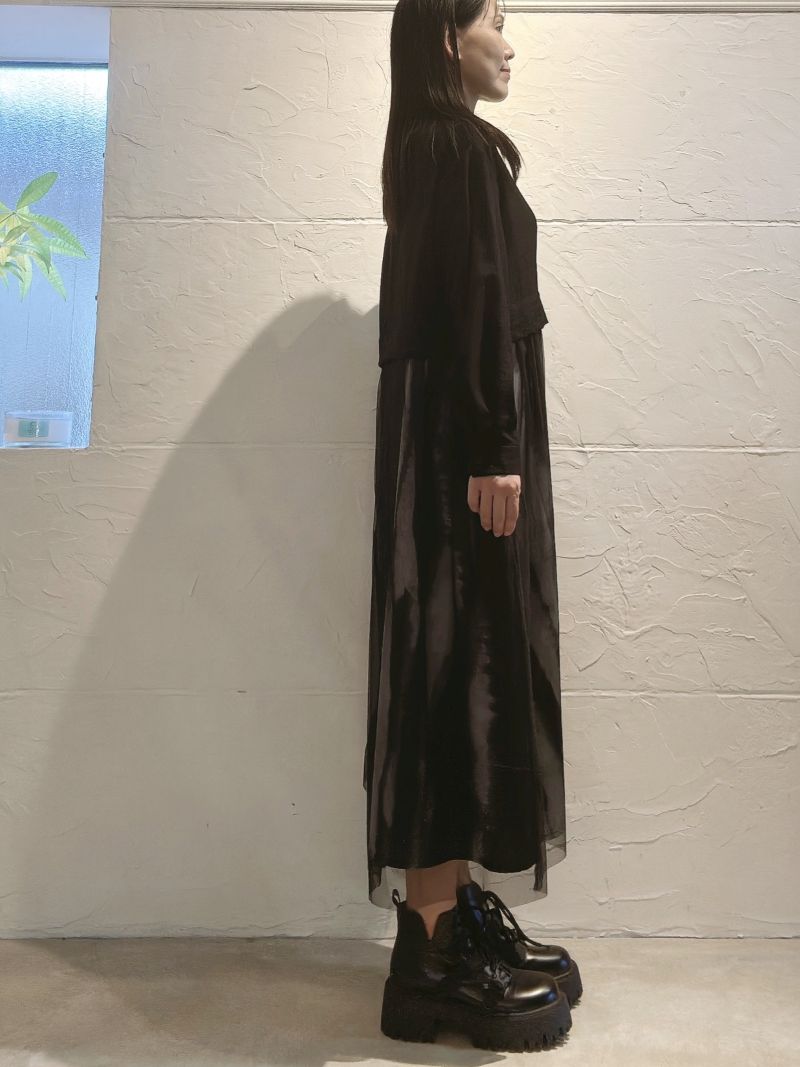 TulleCoverNuanceスカートワンピース