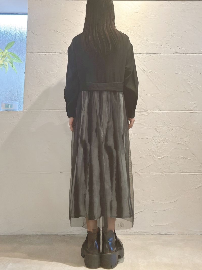 TulleCoverNuanceスカートワンピース