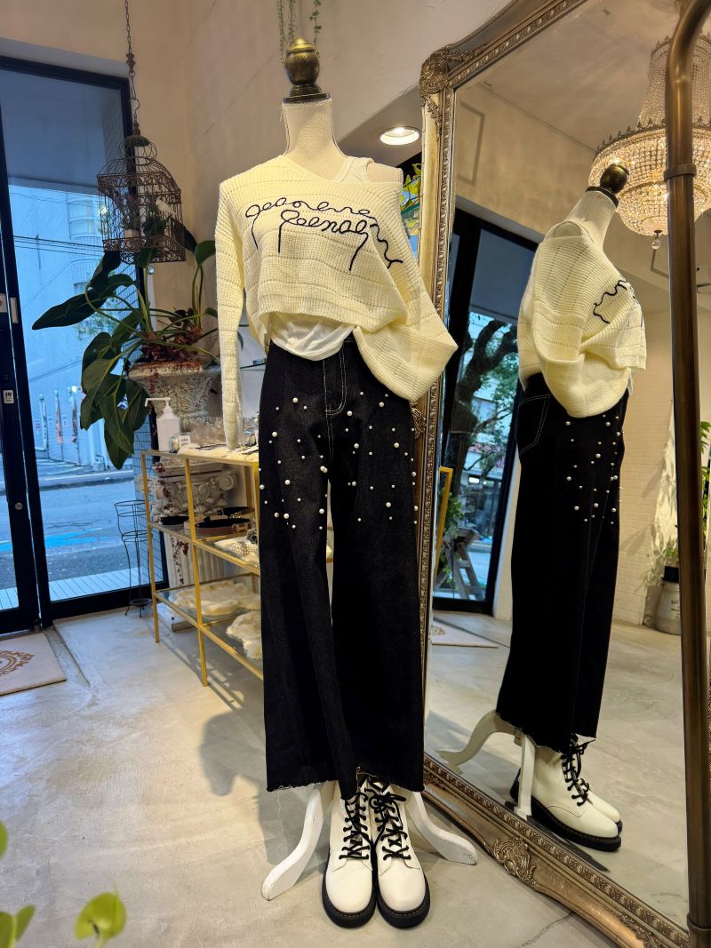 タンクSetLetterショートニット