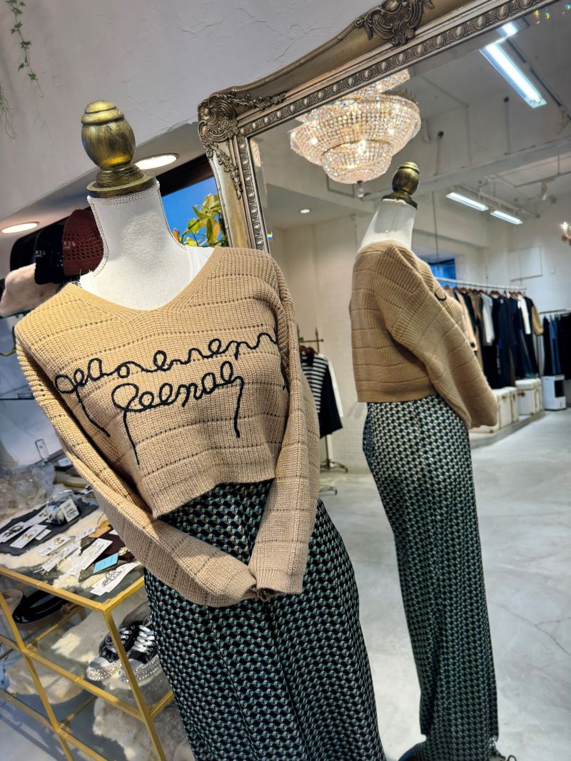 タンクSetLetterショートニット