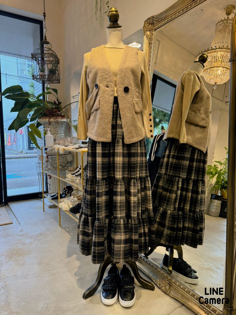 SideベルトプードルジレJacket