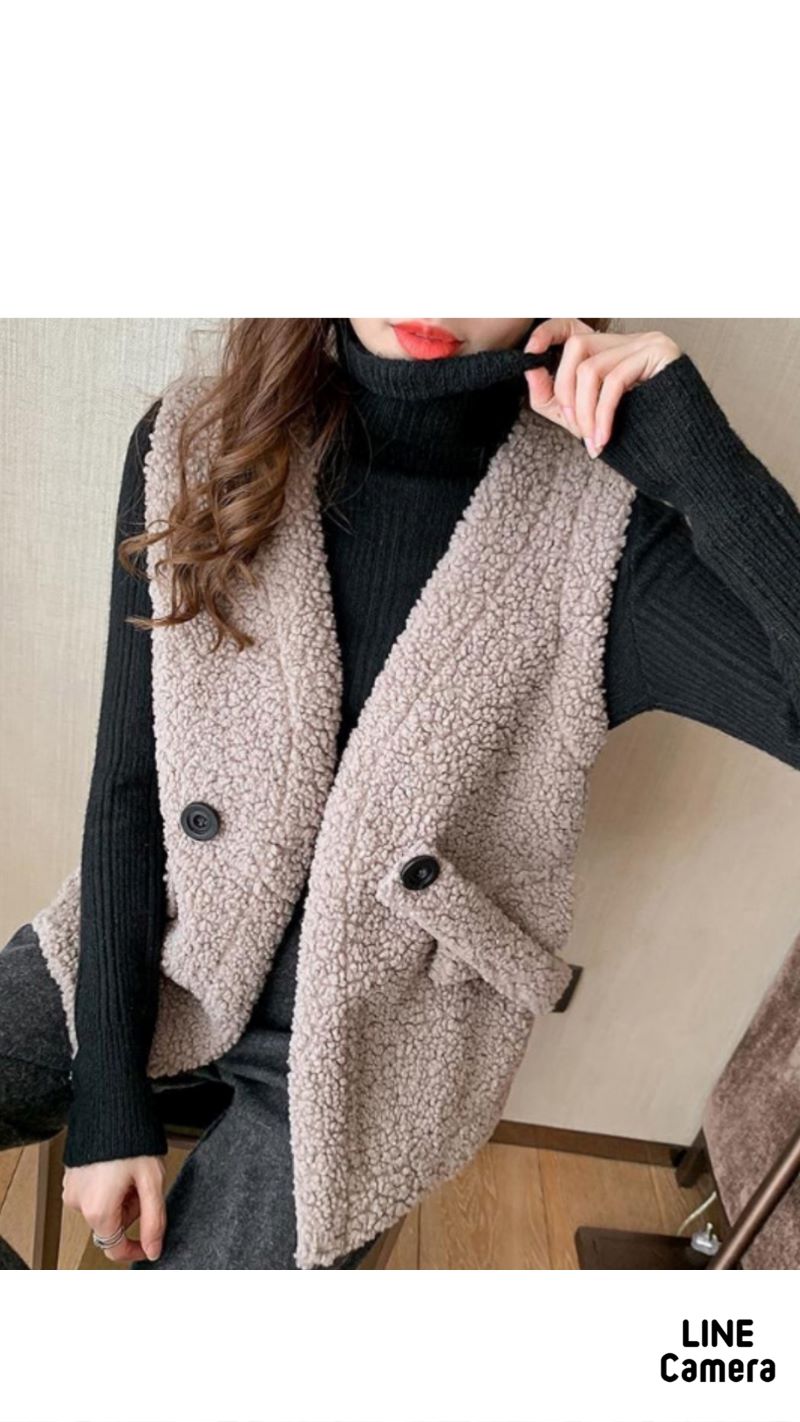 SideベルトプードルジレJacket