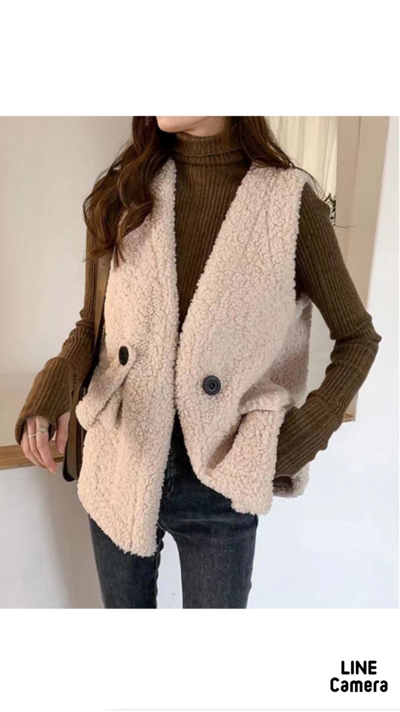 SideベルトプードルジレJacket