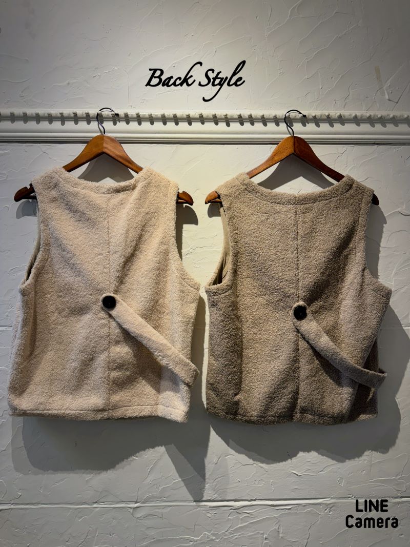 SideベルトプードルジレJacket