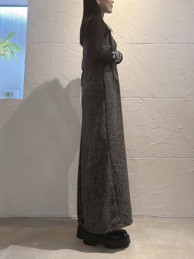 FrontCoverツイードLikeサロペットスカート