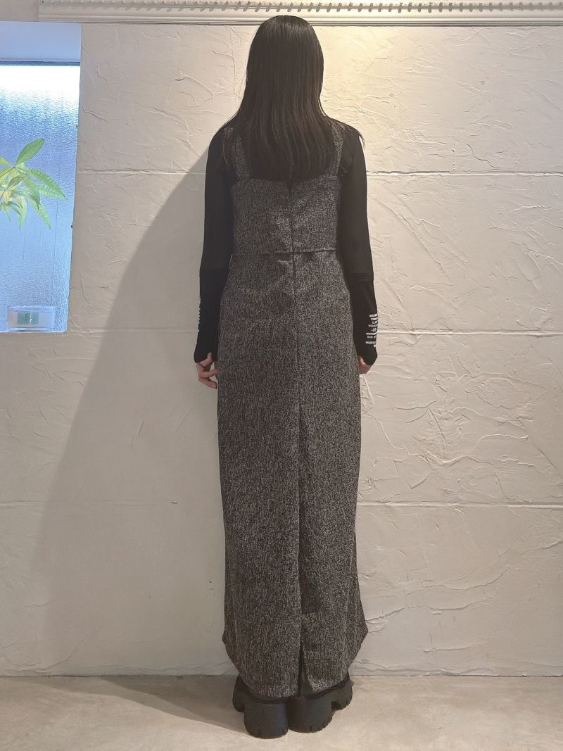 FrontCoverツイードLikeサロペットスカート