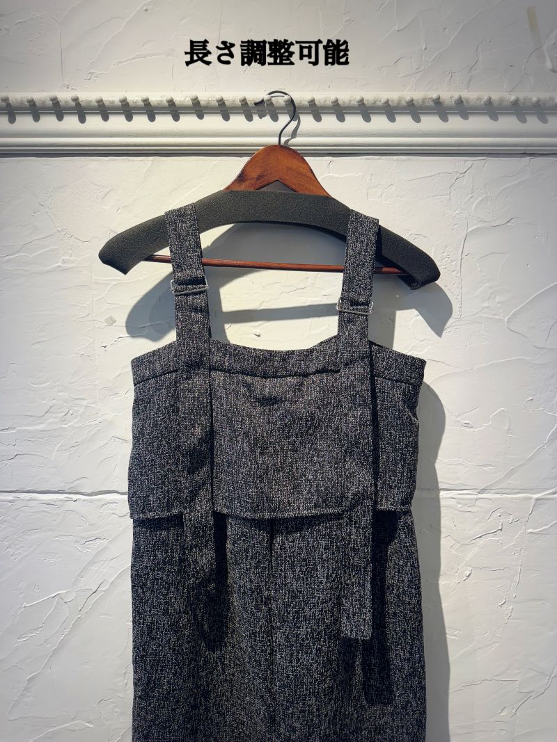 FrontCoverツイードLikeサロペットスカート