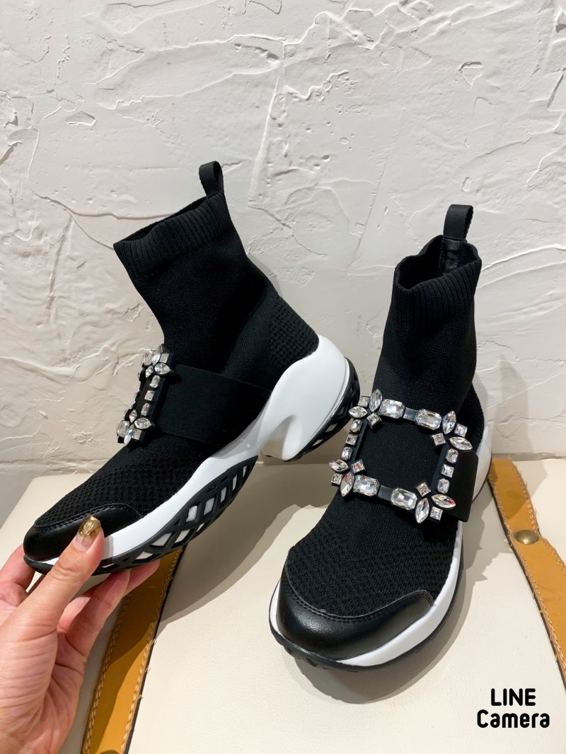 Bijourニットブーツスニーカー