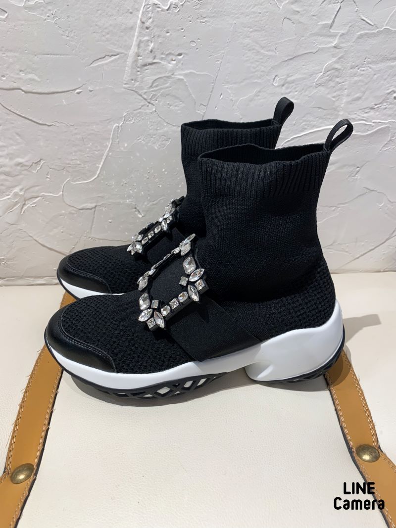 Bijourニットブーツスニーカー