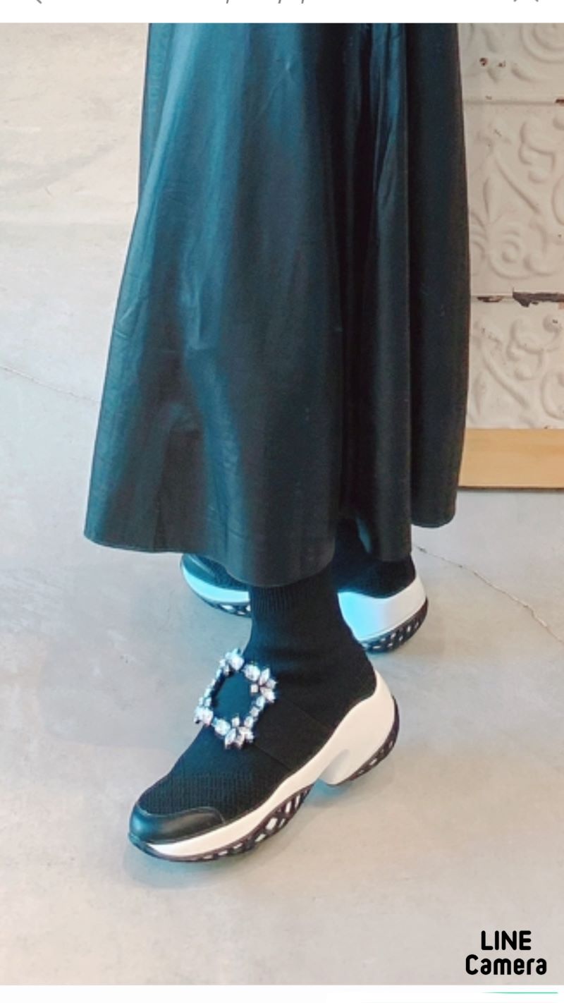 Bijourニットブーツスニーカー