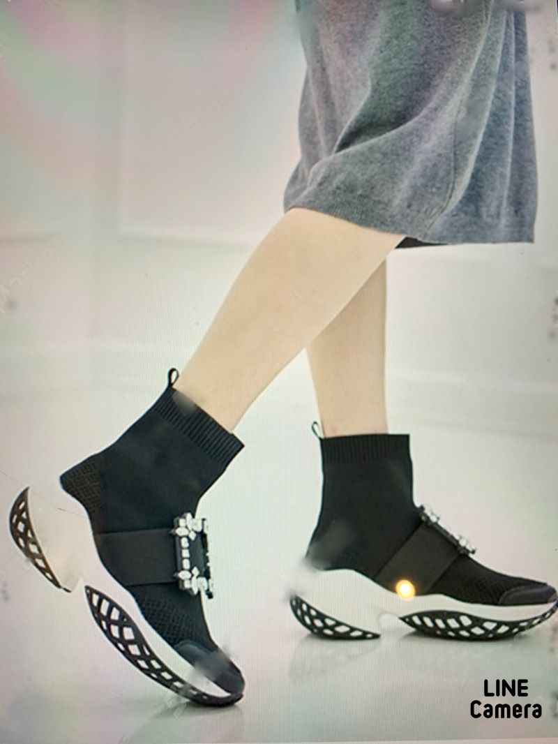 Bijourニットブーツスニーカー