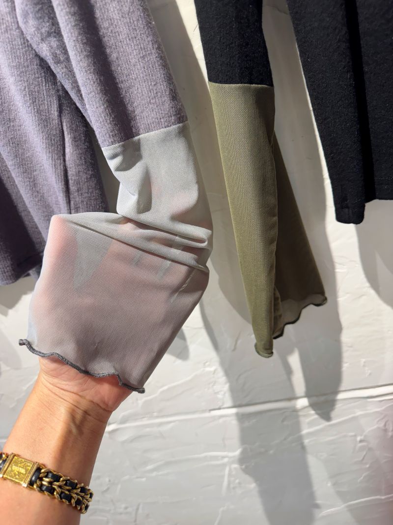 SleeveHemシフォンBrushedT