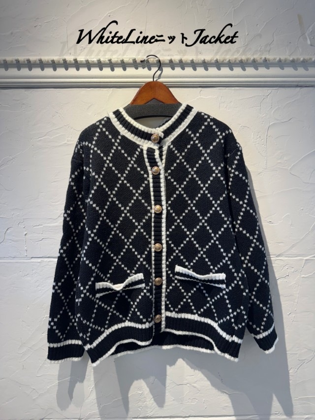 WhiteLineニットJacket