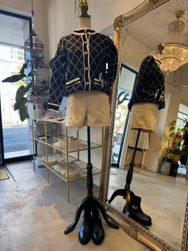 WhiteLineニットJacket