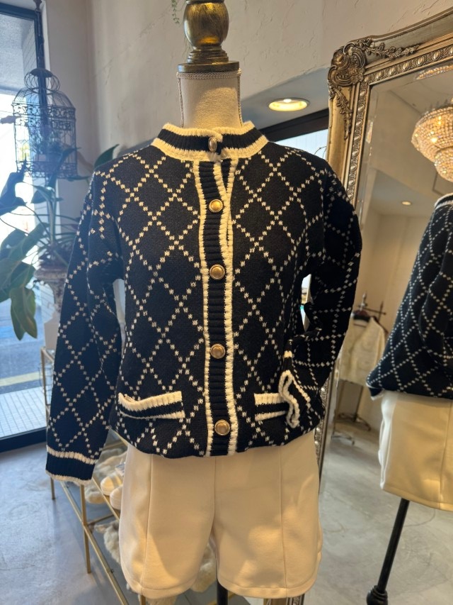 WhiteLineニットJacket