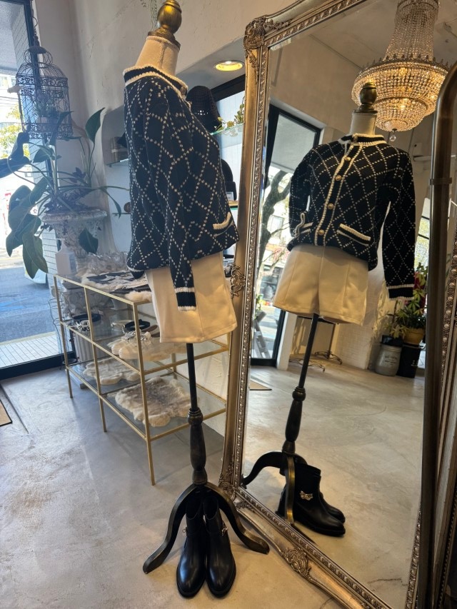 WhiteLineニットJacket